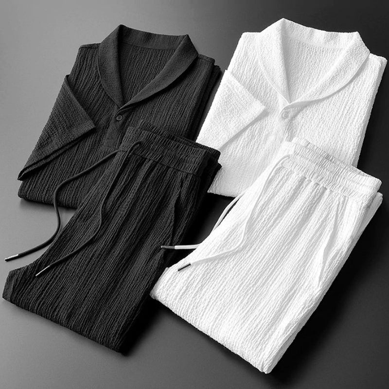 Summer Set With Unique Collar Design Lightweight 2