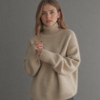 Sydney | Women's Oversized Cashmere Turtleneck Jumper