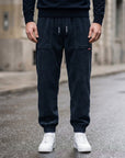 Men's mustard yellow corduroy jogger pants