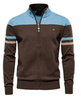 Men's black premium knit crew neck jumper