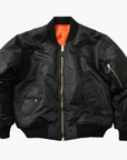 Unisex Red Bomber Jacket classic street style