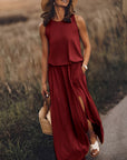 Vibrant Maxi Dress For Women With Retro Charm 0