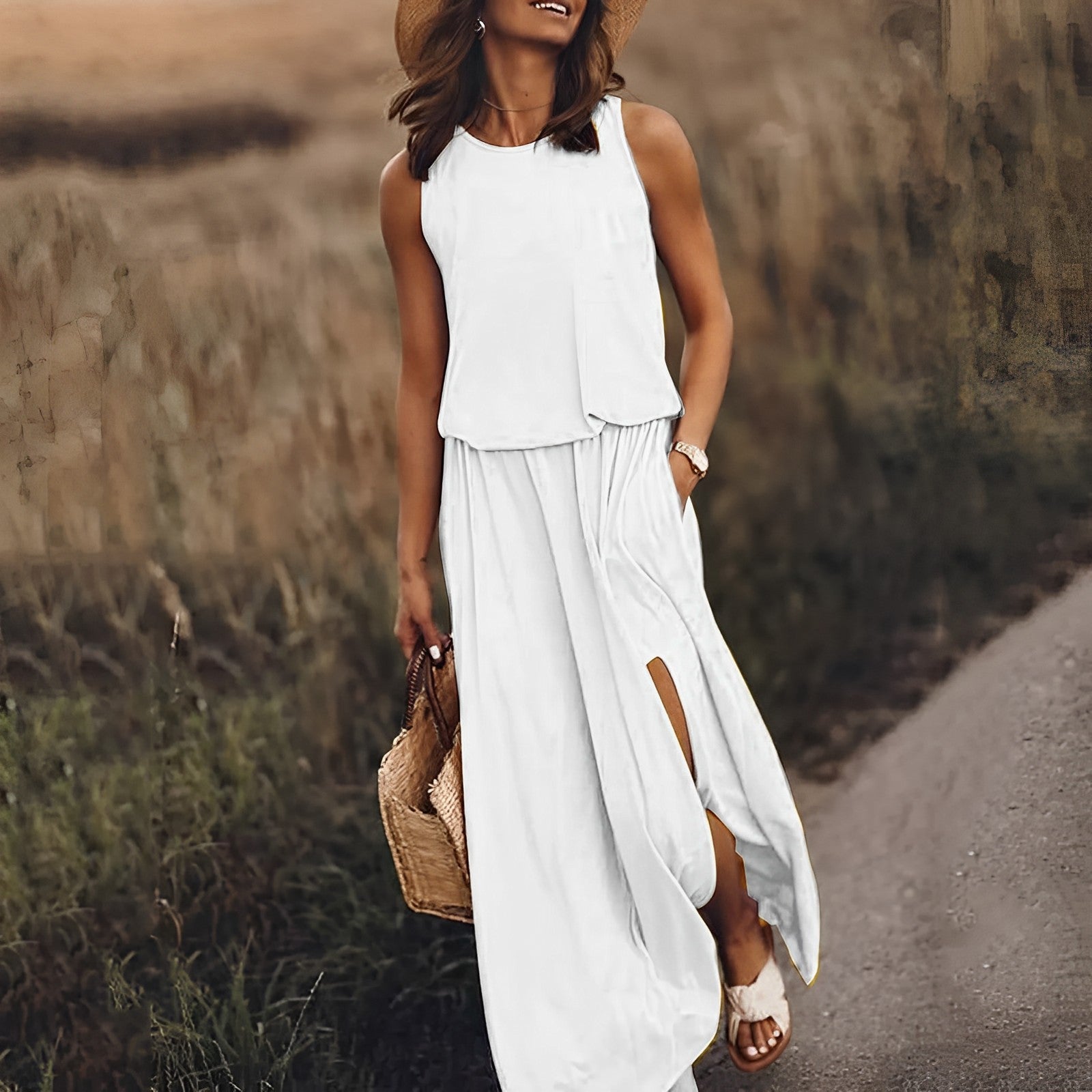 Vibrant Maxi Dress For Women With Retro Charm 3