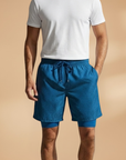Vibrant Mens Swim Shorts with Flamingo Print 9