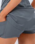 Women’s women's tennis dress with built-in shorts