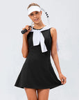 Women’s women's tennis dress with built-in shorts