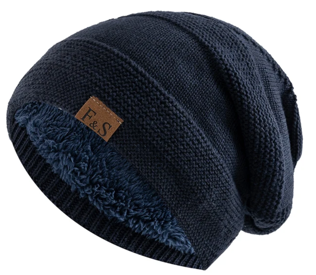 Fleece lined beanie for winter