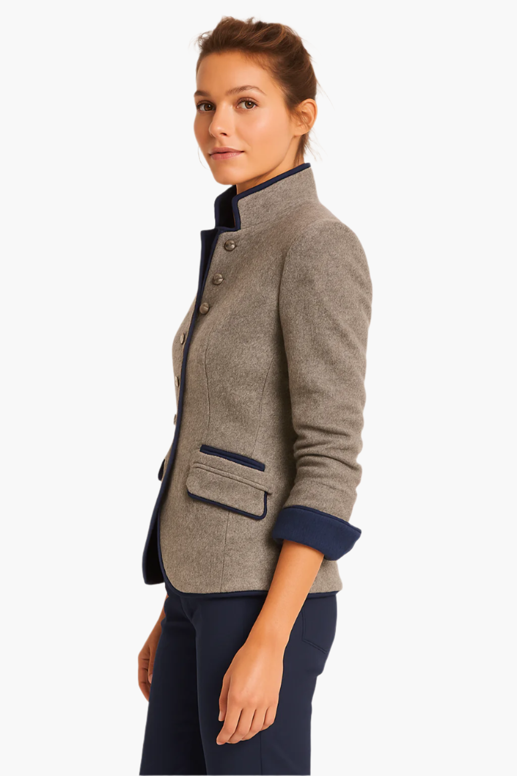 Women's Light Brown Tailored Blazer classic business look
