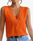 Women's Blouse Summer Tops For Women Sleeveless Loose Fit Lightweight Fabric 1