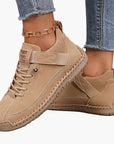 Women's black orthopedic chunky sneakers with wide toe box and sporty cushioned sole