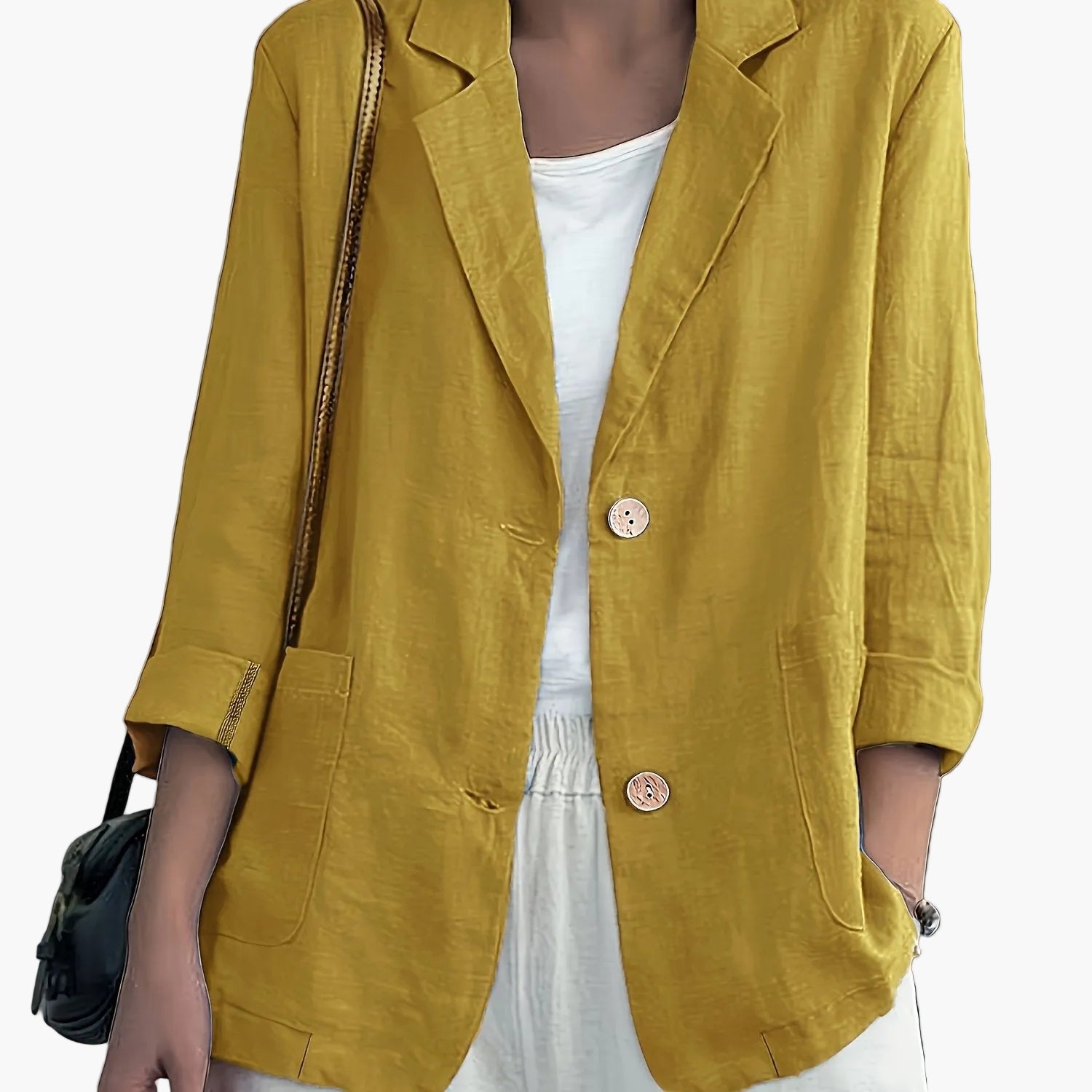 Women's casual blazer relaxed fit office weekend