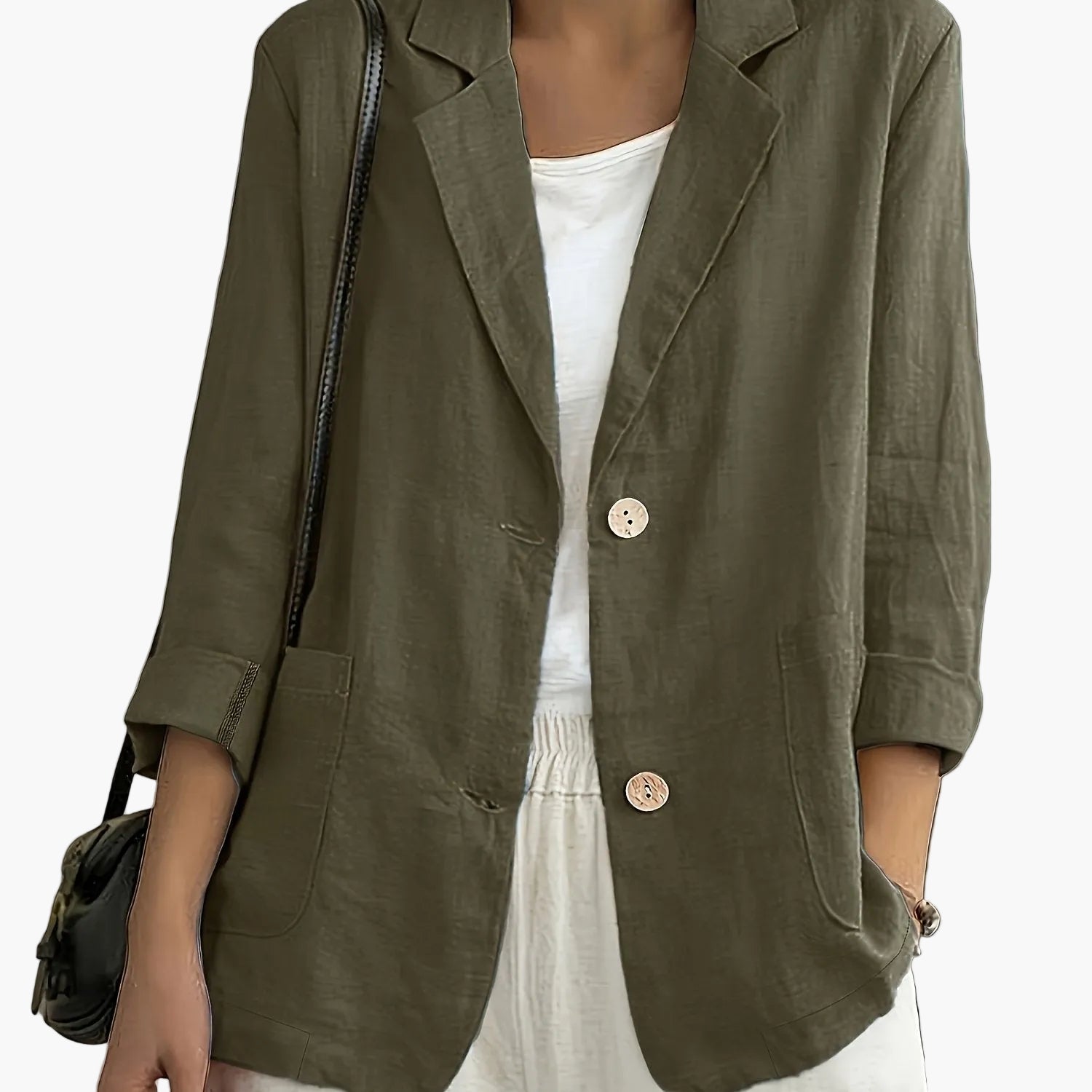 Women's casual blazer relaxed fit office weekend