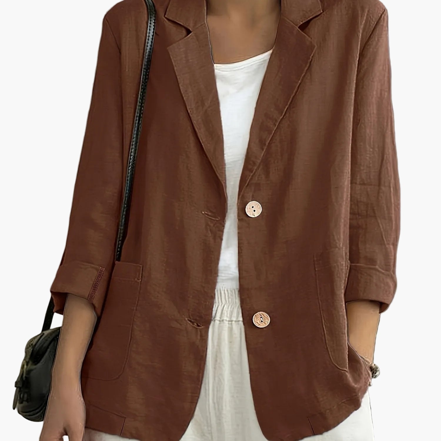 Women's casual blazer relaxed fit office weekend