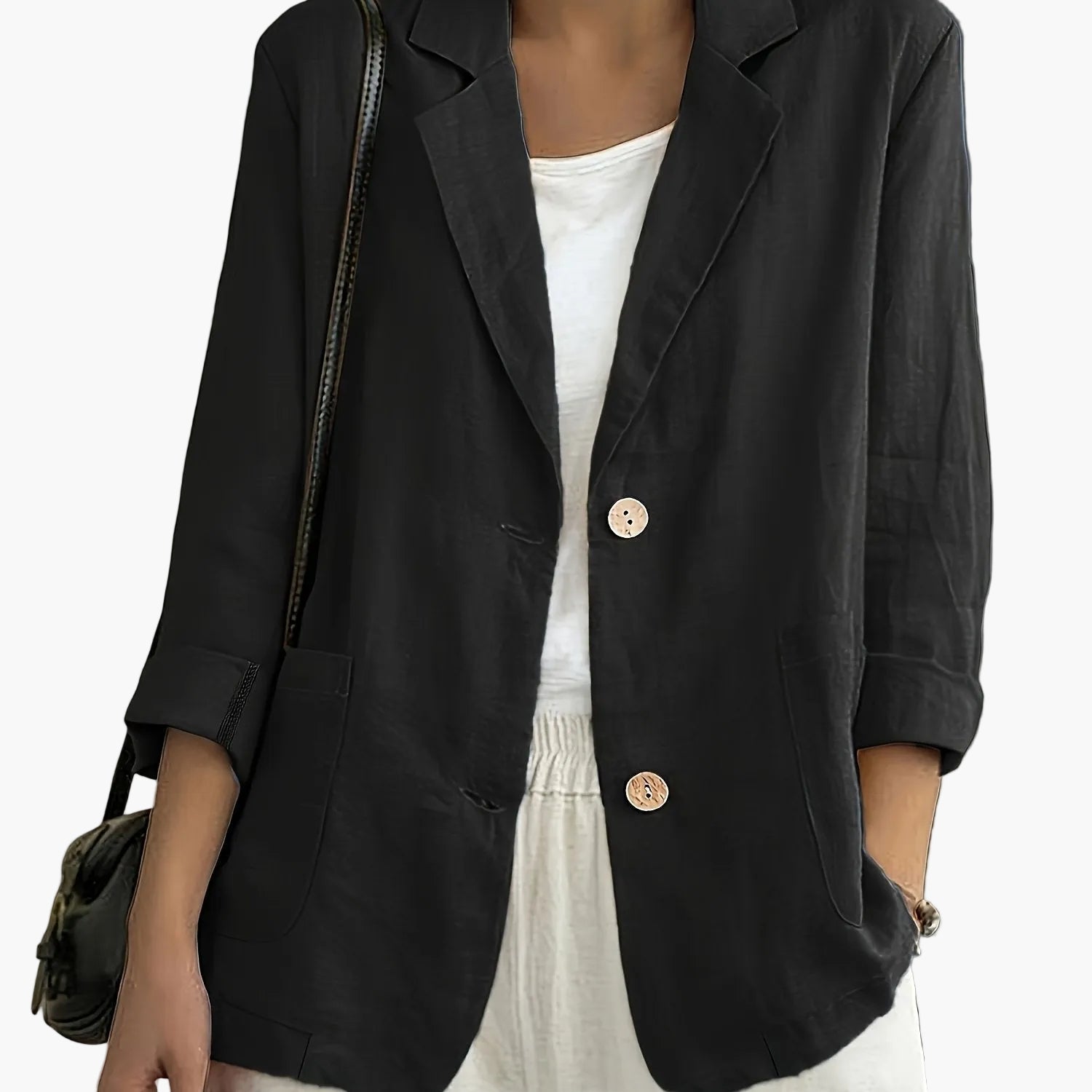 Women's casual blazer relaxed fit office weekend