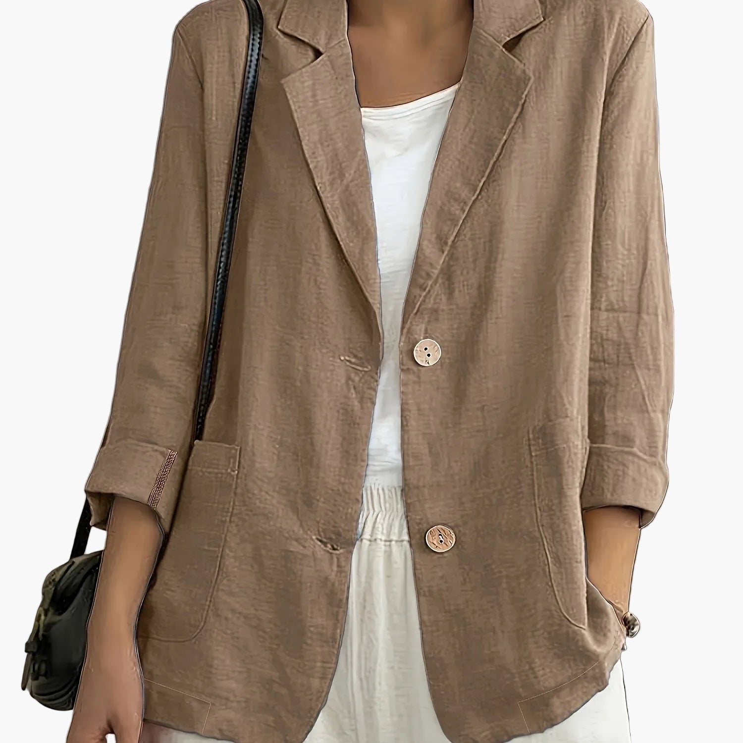 Women's casual blazer relaxed fit office weekend