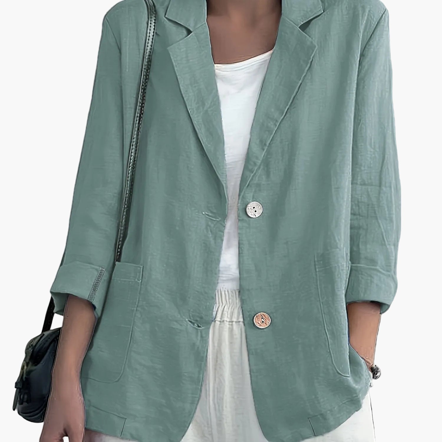 Women's casual blazer relaxed fit office weekend