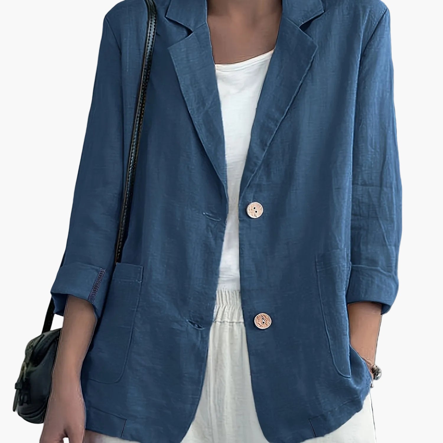 Women's casual blazer relaxed fit office weekend