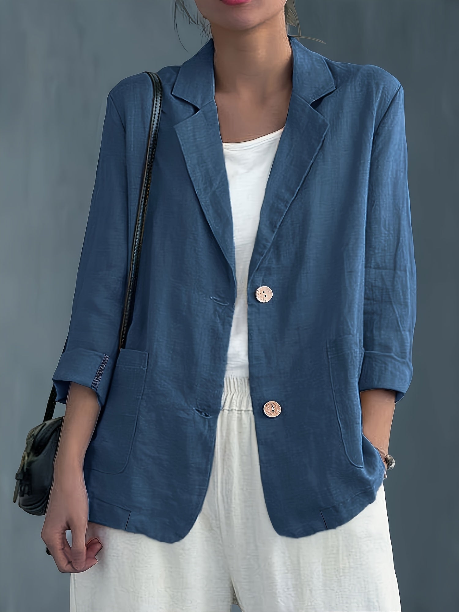Women's casual blazer relaxed fit office weekend
