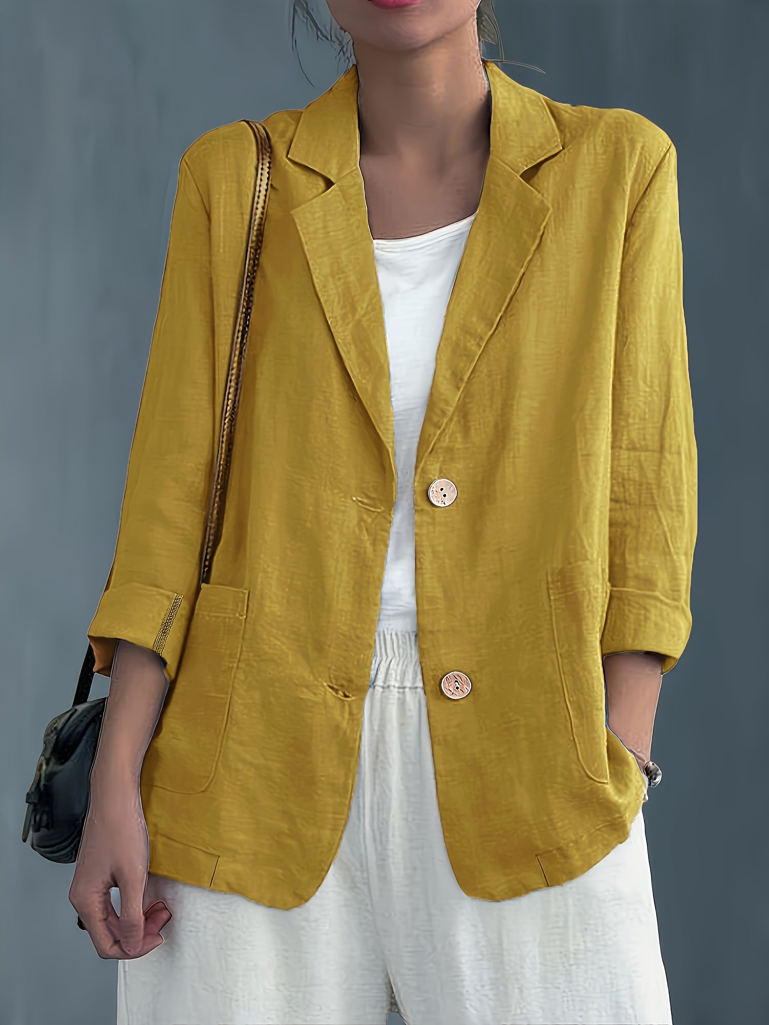 Women's casual blazer relaxed fit office weekend