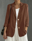 Women's casual blazer relaxed fit office weekend