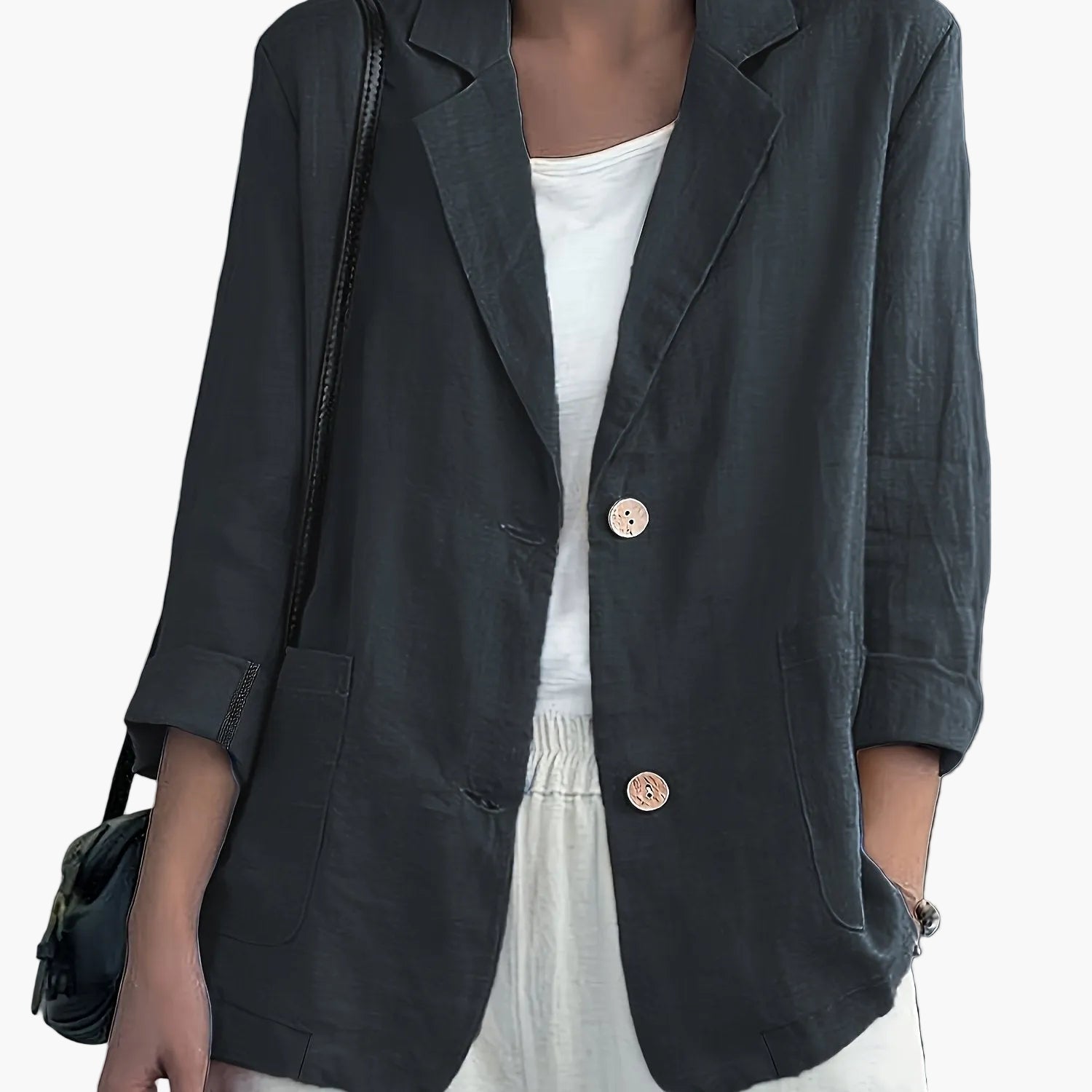 Women's casual blazer relaxed fit office weekend