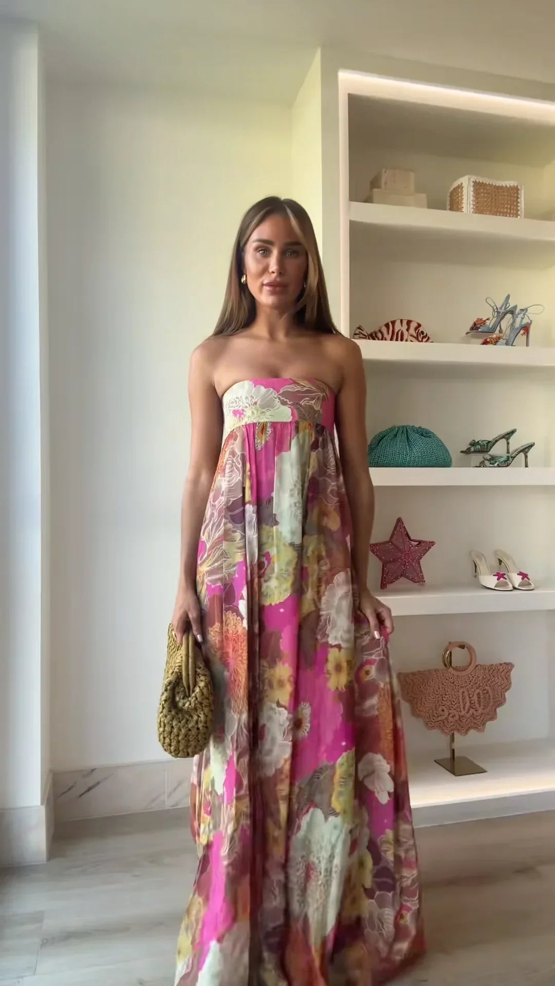 Womens Dress Floral Maxi Wedding Guest Style 0