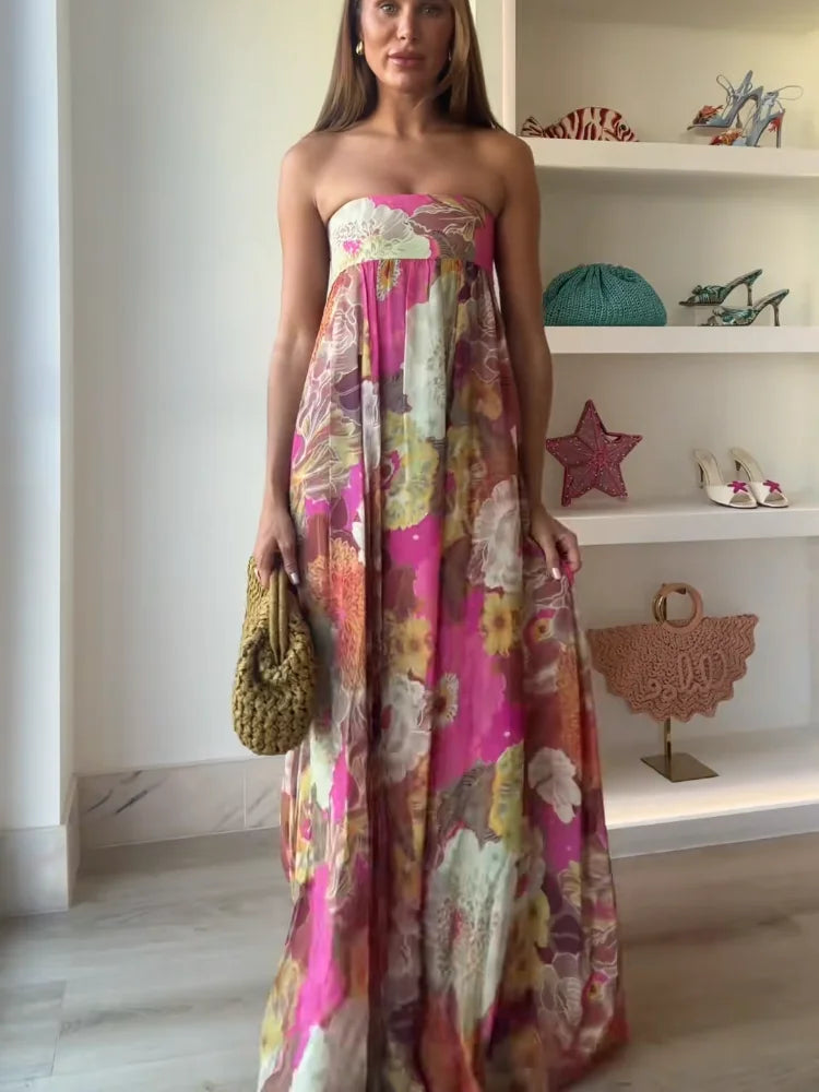 Womens Dress Floral Maxi Wedding Guest Style 4