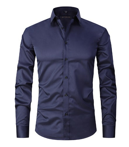 Wrinkle-Free Stretch Shirt for Men - Flexible Fit - Casual Wear 7