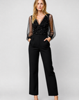 Chic Black Jumpsuit With Flattering Fit For Women 1