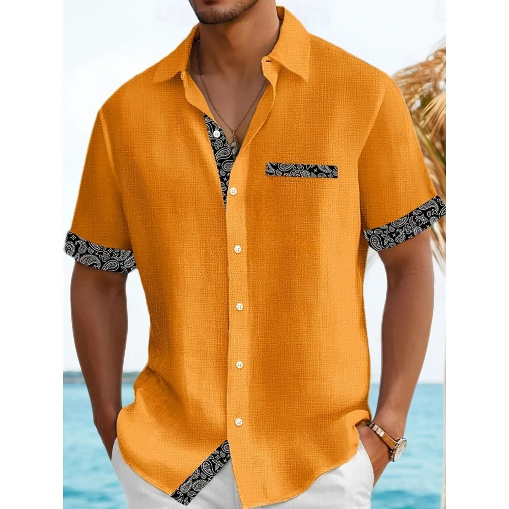 Men's Shirt Relaxed Fit Oversized Style