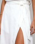 Midi Dress With Stylish Cutouts