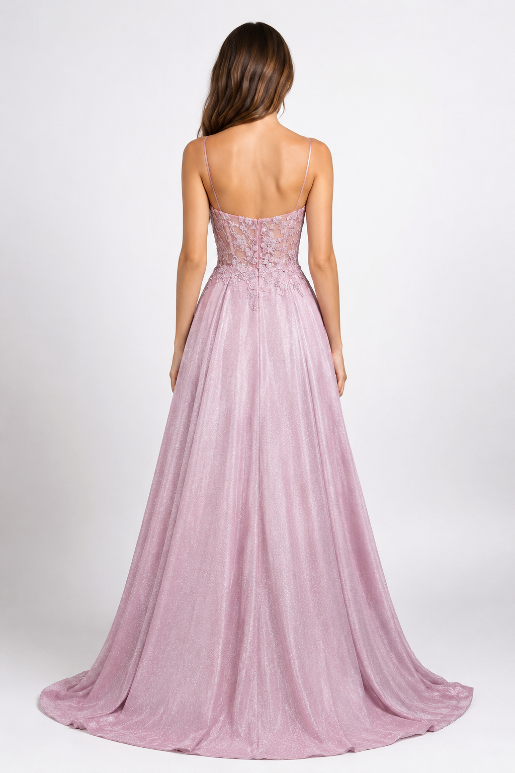 Maxi Dress With Embellished Bodice For Women 0