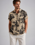 Fly Men's Shirt With Print Short Sleeve
