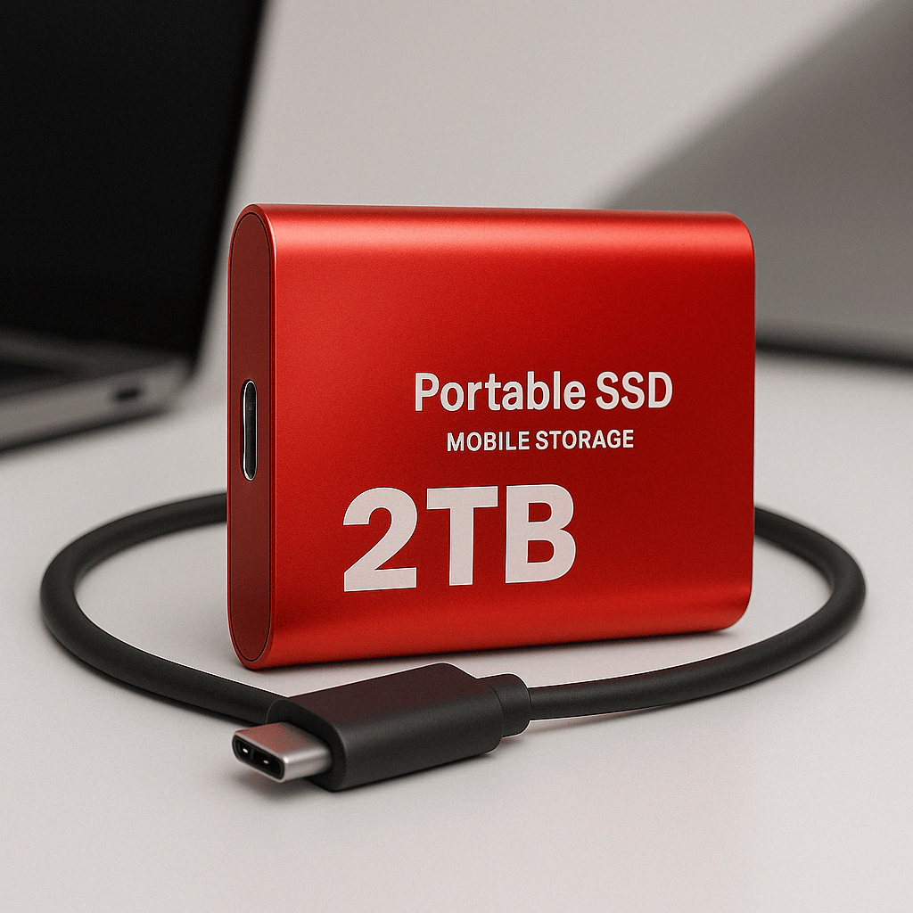 Compact Portable SSD Drive for Everyone 2TB External Shockproof High Speed 3