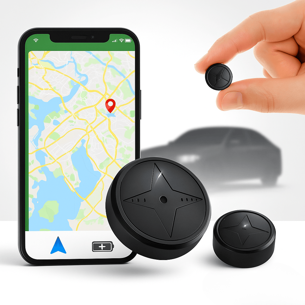 Compact GPS Tracker for Vehicles magnetic weatherproof real-time tracking 1
