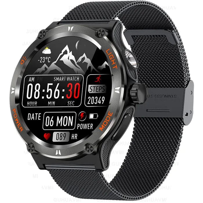 Robust Smartwatch for Men Tactical Waterproof Outdoor 25 Days Battery 7